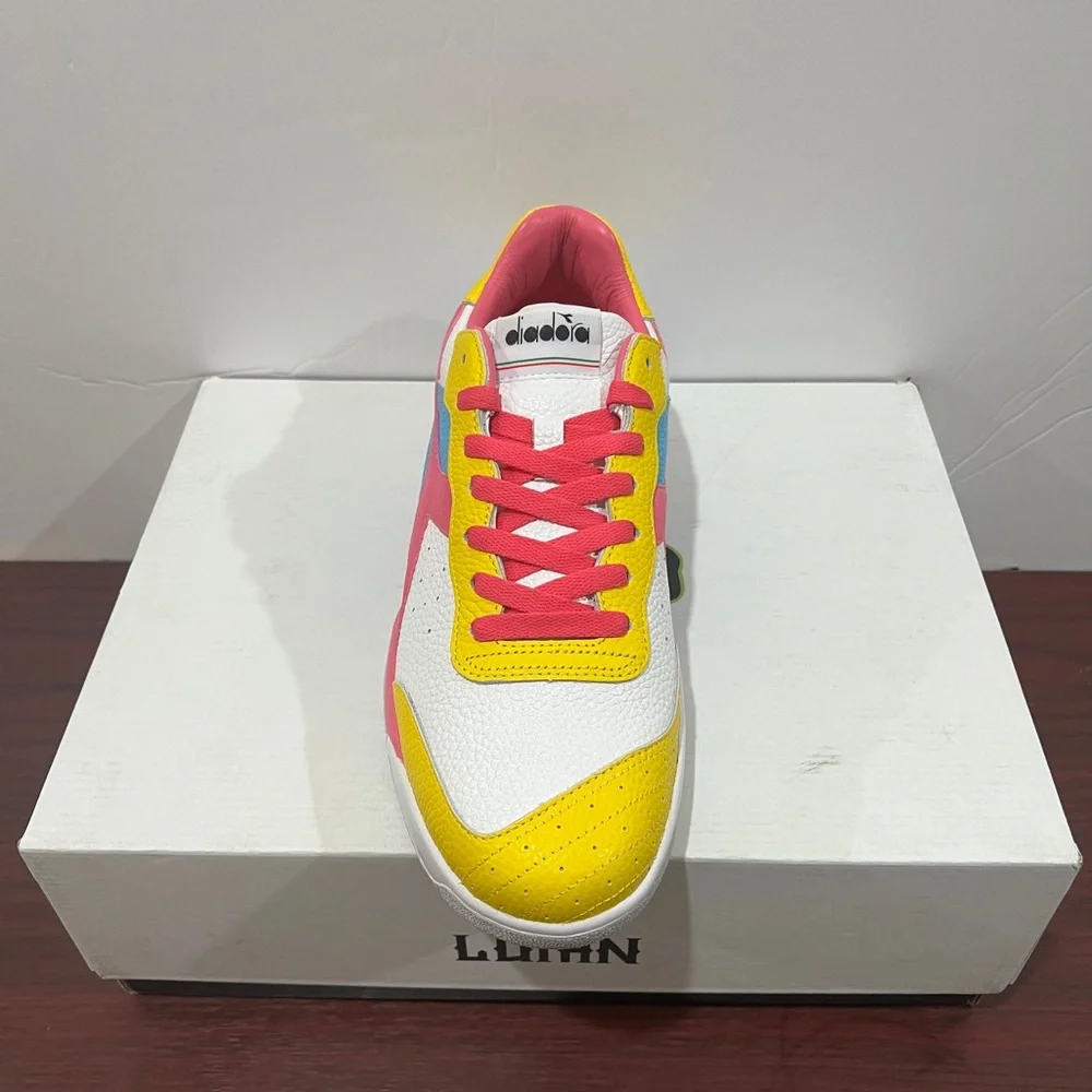 Diadora x DJ Luian, Maverick, Blue, White, Yellow & Pink - Picture 4 of 15